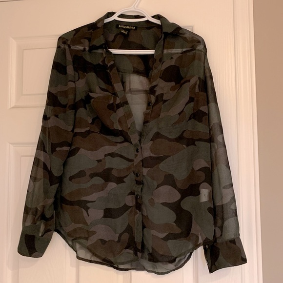 Camo Button up - Picture 1 of 2